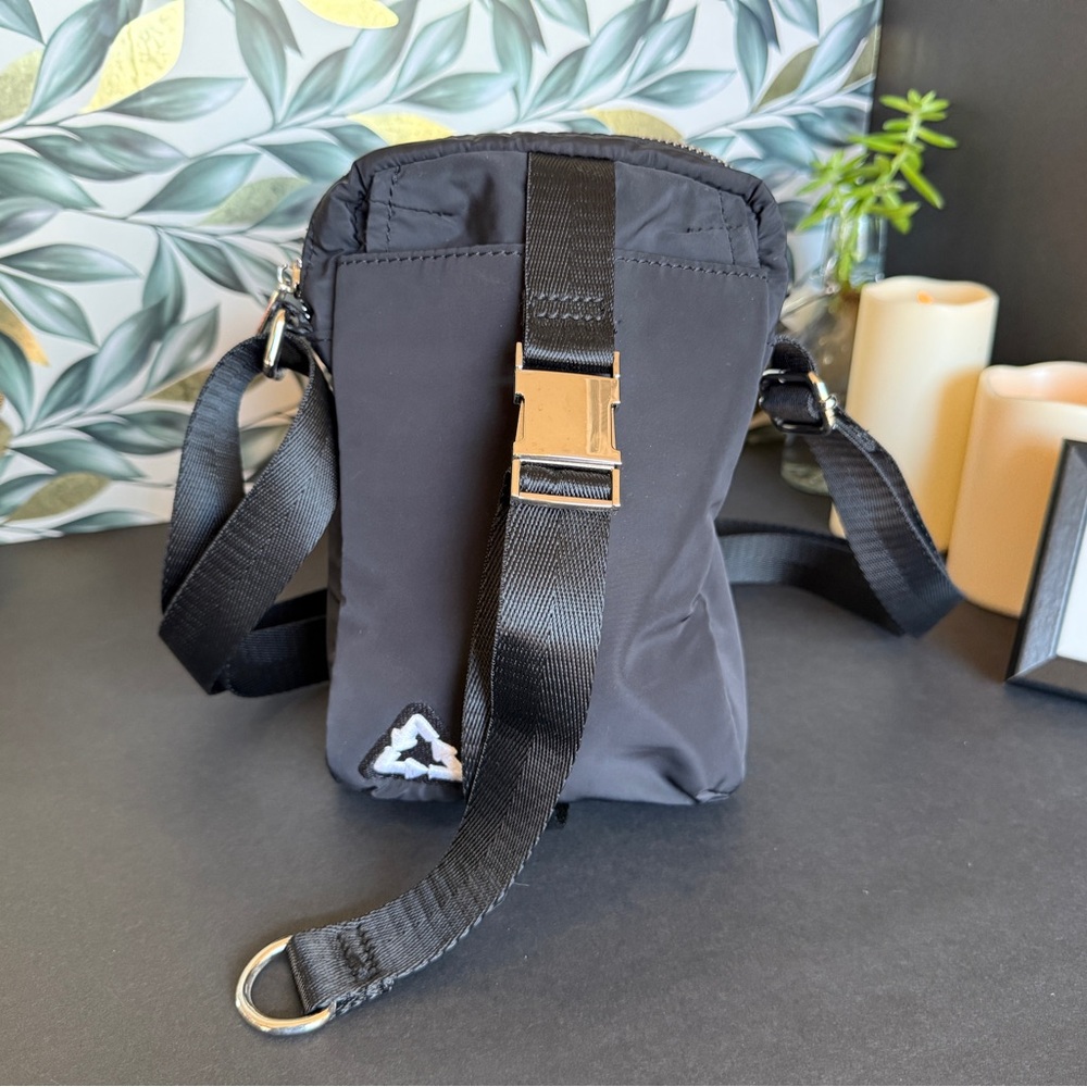 Black Madden Girl Nylon Crossbody/Sling Bag